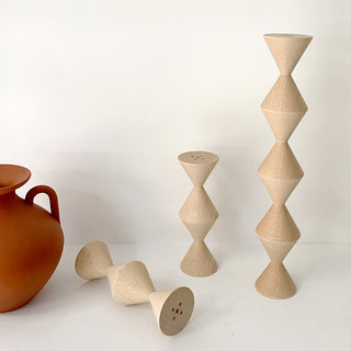 Triangle Wood Object Set of 2