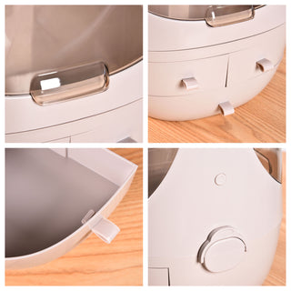 Portable Large Capacity Cosmetic Box  Makeup Storage