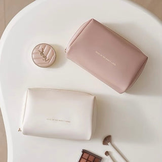 FauxLeather Makeup Cosmetics Storage Pouch M