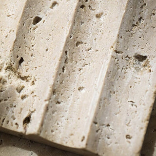 Travertine Wavy Tray Natural Marble Soap Dish