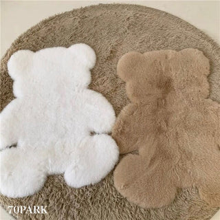 Bear Faux Fur Rug Mat
