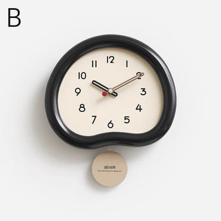Mushroom-shaped pendulum clockin  wall clock