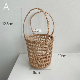 Natural Storage Mini Basket  Basket Bag