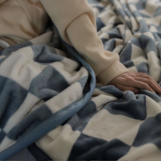 Checker Blanket   Lap Blanket Throw  100 x 150 cm