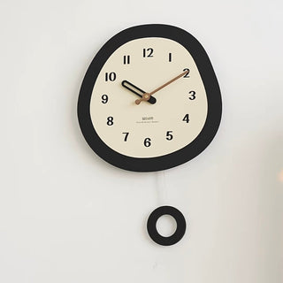 Monochrome Nuance Clock Pendulum Clock Wall Clock