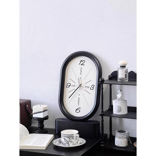 Oval Chubby Frame Clock  Wall Clock