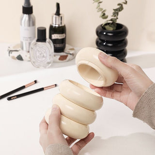Donut Tube Four-Tier Brush Stand  Pen Holder