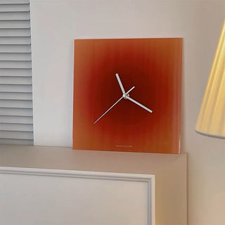 Square Gradient Clock Table Clock Wall Clock