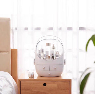 Portable Large Capacity Cosmetic Box  Makeup Storage