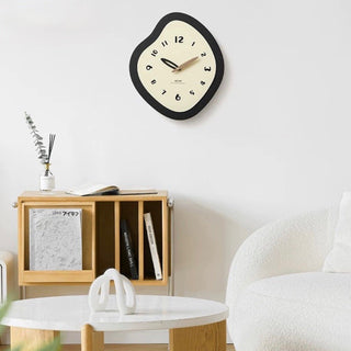 Monochrome Modern Art Wall Clock