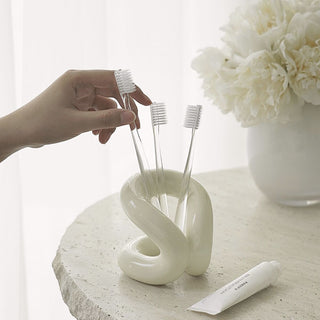 Chubby Ceramic Brush Stand  Multi-purpose stand pen holder