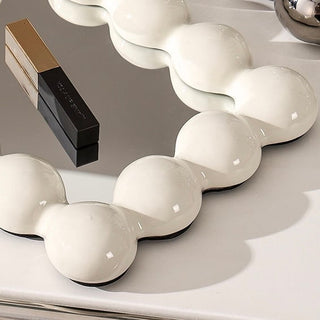 Bonbon Ball Ceramic Mirror  Tabletop Wall Mount