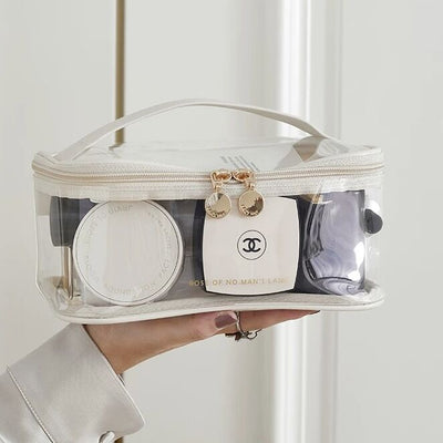 Clear Large Capacity Waterproof Cosmetic Storage Pouch Travel Pouch