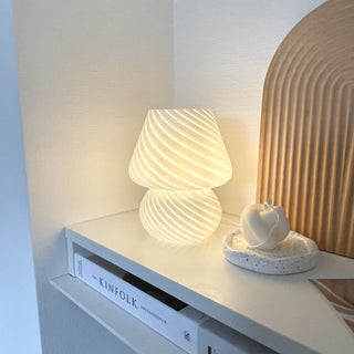 Striped Mushroom Light USB Lamp