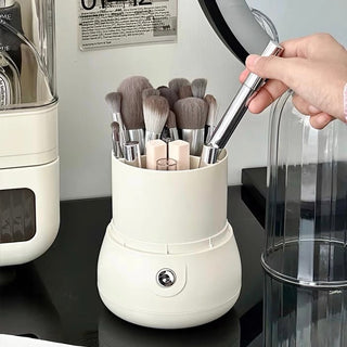 Covered Makeup Brush Stand Pen Holder Storage