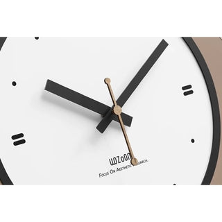 Brown Acrylic Curved Layered Clock Wall Clock