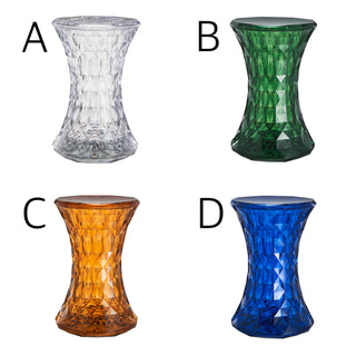 Clear Color Storage Side Table Stool  Chair