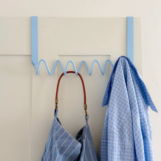 WavyWave Door Hooks  6 Types  Hanger Hooks   Suitable for Rental Properties  No Drilling Required