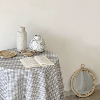 Round-shaped Hanging Rattan Mirror Natural