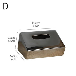 Ceramic Slanted Simple Tissue Case