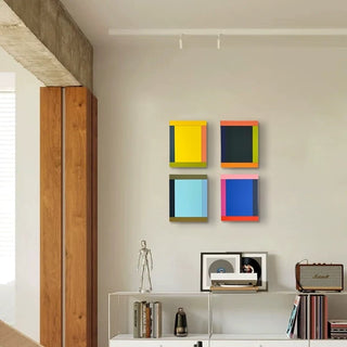 Colorful Multicolor Rectangular Art Panel  Art Poster
