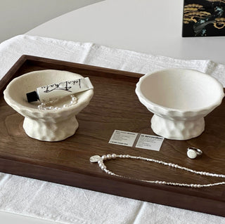 Legged Ceramic Accessory Tray