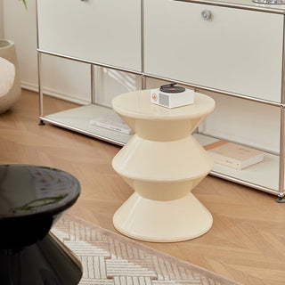 Zigzag Round Three-Tier Side Table Stool