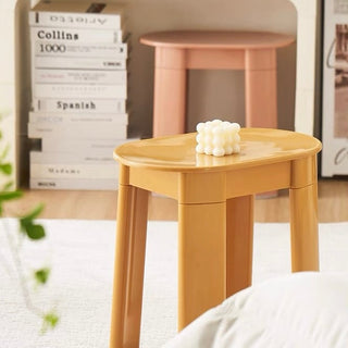 Color Oval Side Table Stool   in   Chair