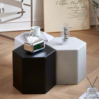 Hexagonal Color Stool     Chair Side Table Ottoman