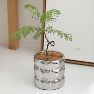 Square Bumpy Ceramic Pot Cover