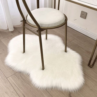 Cloud-type Faux Fur Door Mat 60x90 White Rug