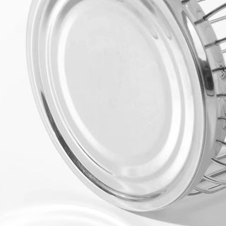 Stainless steel silver brush stand pen holder cutlery