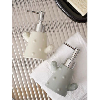 Piece Set: Cactus Ceramic Dispenser
