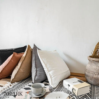 Linen Plain Simple Cushion Cover