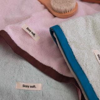 Two-tone solid color bath towel 100% combed cotton absorbent large size towel blanket