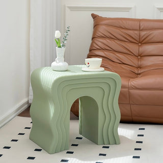 Unique Wave Arch Side Table  Stool