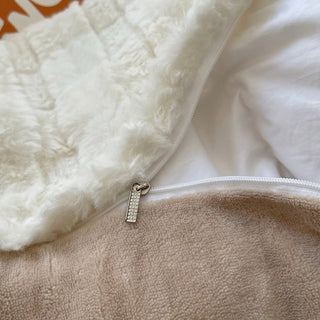 Faux Fur Velvet-like Winter Duvet Cover Set