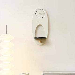 Wall clock with candle holder   3 functions in 1 clock