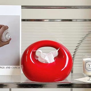 Chubby Round Ceramic Tissue Case