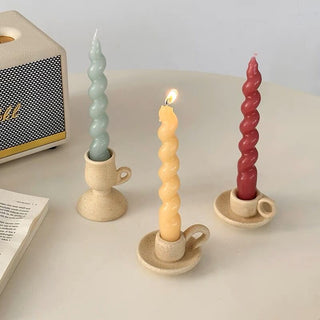 Ceramic Natural Candle Holder