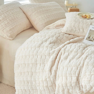 FauxFur Thick Milk Velvet Duvet Cover Set  Bed Cover Bedding Cover