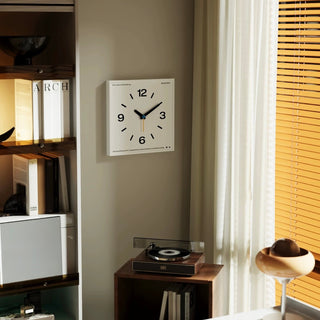 Square Frame Monotone Clock  Wall Clock