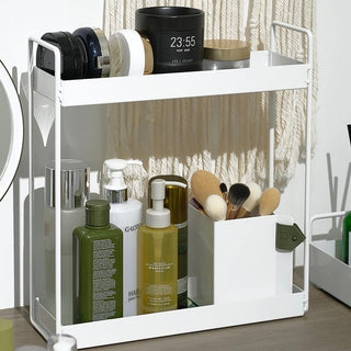 Iron Frame Slim Tier Tray Rack   Cosmetic Storage