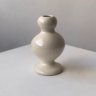 Monochrome Ceramic Flower Vase