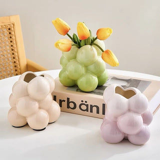 Grape Bonbon Brush Stand  Vase Pokopoko