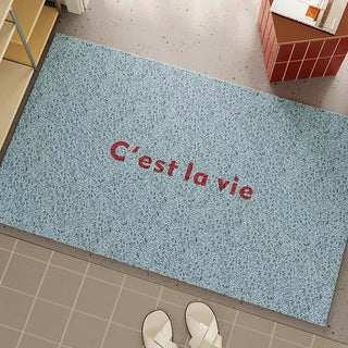 Simple Lettering Color Entrance Mat  50 x 80 cm Mud Removal