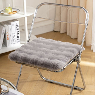 Pokopoko Faux Fur Chair Cushion