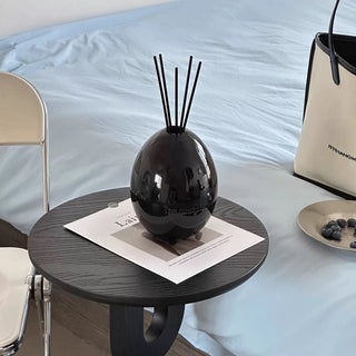 Egg motif ceramic diffuser container refillable bottle