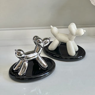 Balloon Dog Motif Key Tray   Dog Key Storage for Entryway