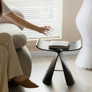 Black Butterfly Stool Side Table Chair